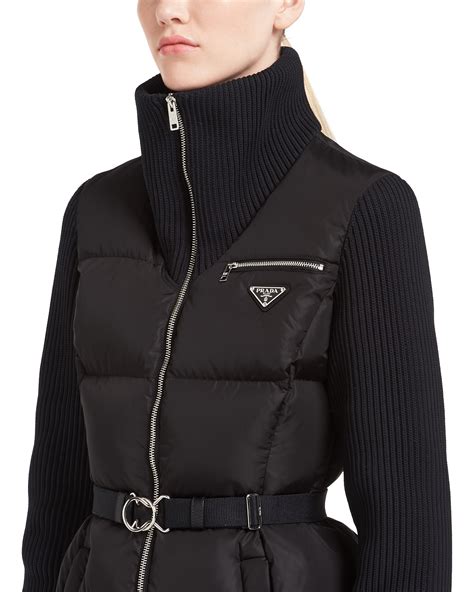 prada womens puffer jacket|conscious prada puffer jacket.